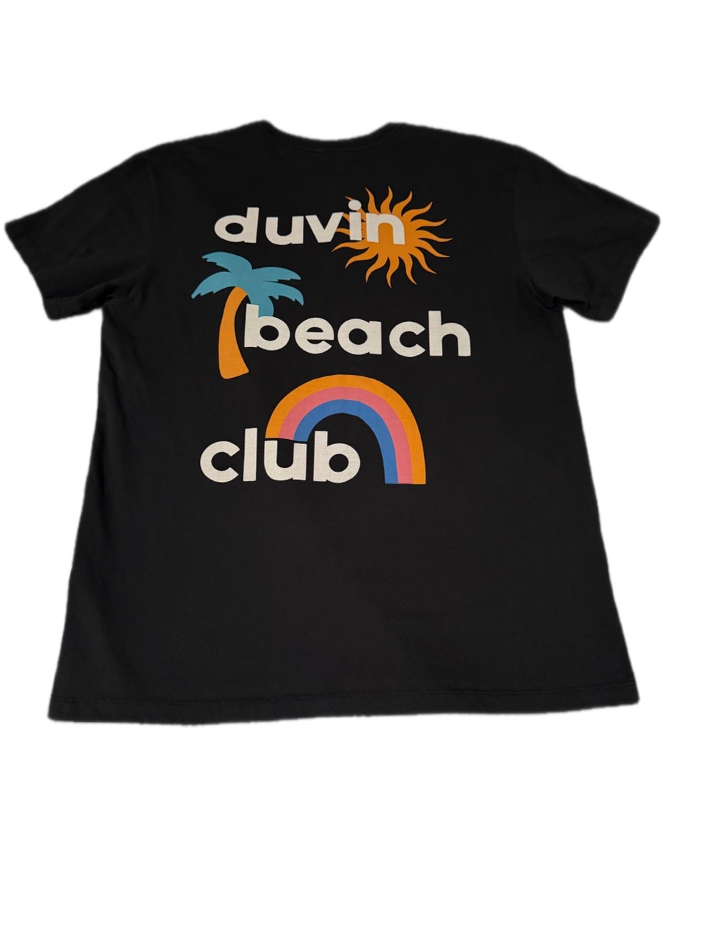 Duvin Beach Club Tee Size Large Color Black
